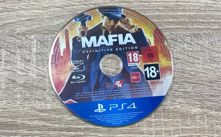 PS4. диск ps4 mafia defenity edition