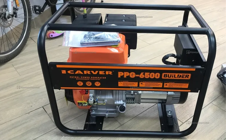 Бензиновый генератор Carver PPG-6500 builder