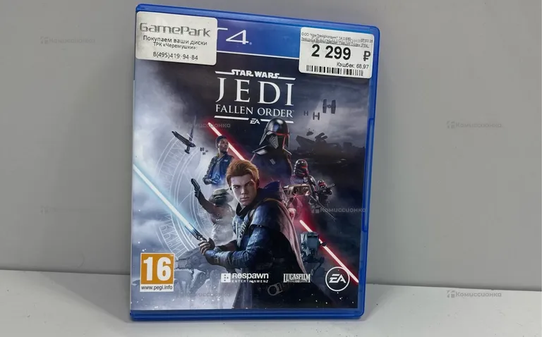 PS4. Диск Star Wars Jedi Fallen Order.