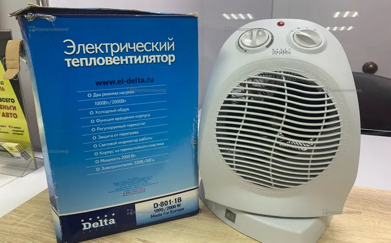 Электрический тепловентилятор Delta