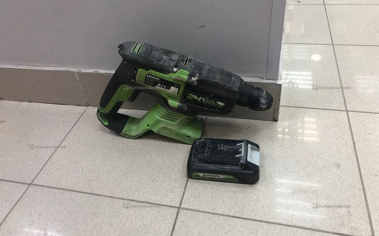 Перфоратор аккумуляторный greenworks GD24SDS2