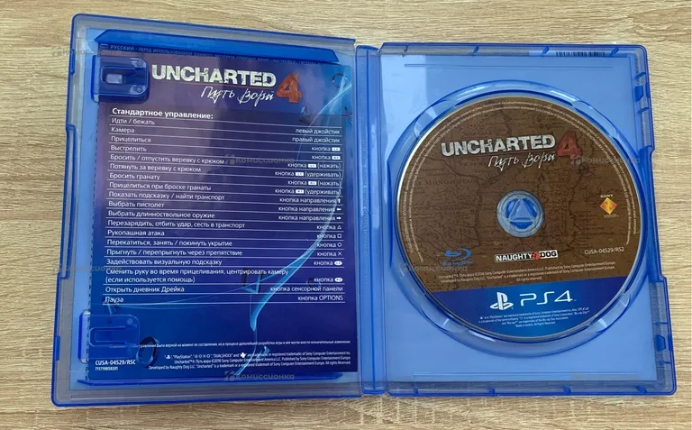 PS4. Диск UNCHARTED 4