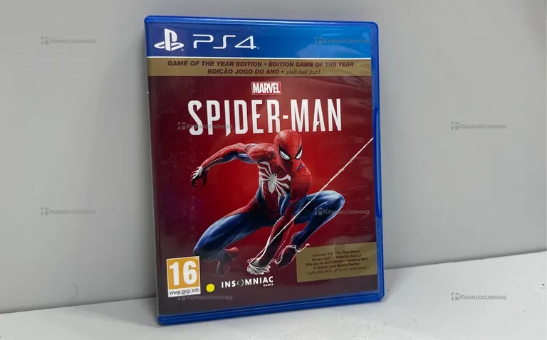 PS4. диск spider man