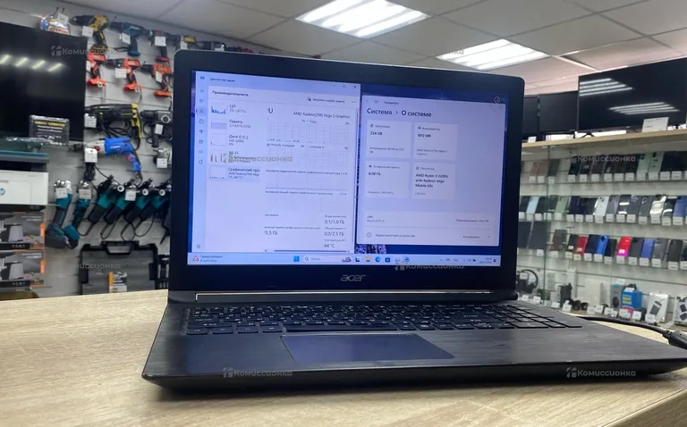 Ноутбук Acer Ryzen 32200u