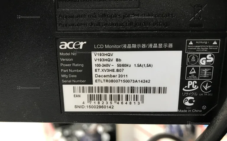 Монитор Acer V193q