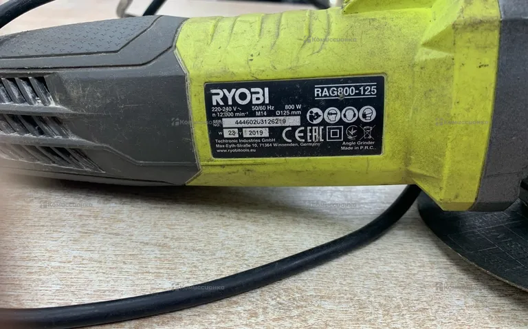 УШМ Ryobi RAG800-125G