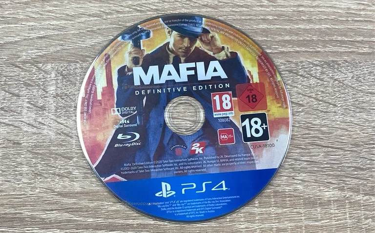PS4. диск ps4 mafia defenity edition