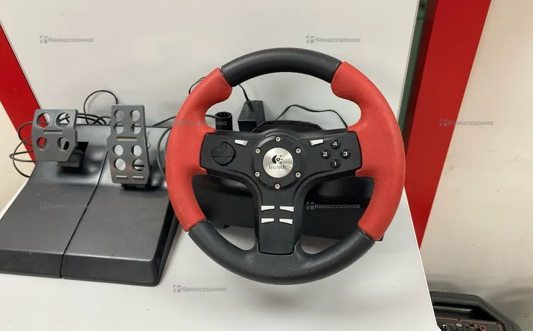 Руль и пидали logitech