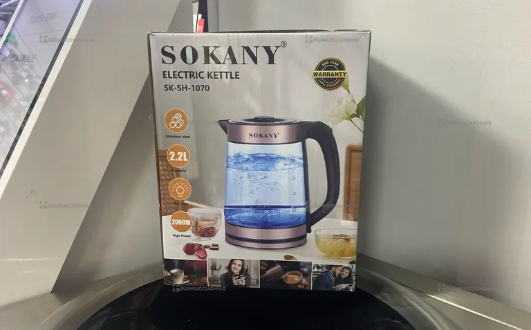Чайник электрический Sokany sh-1070 стекло