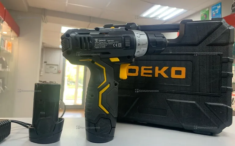 Аккумуляторная дрель-шуруповёрт DEKO GCD12DU3 SNOW