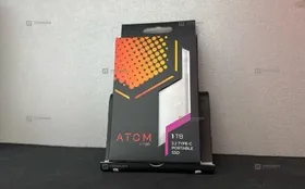 Купить Съёмный жесткий диск Atom Portable SSD 1TB б/у , в Самара Цена:6490рублей