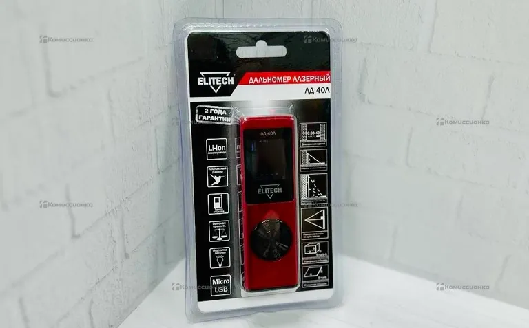 Лазерный дальнометр Elitech ЛД 40Л.