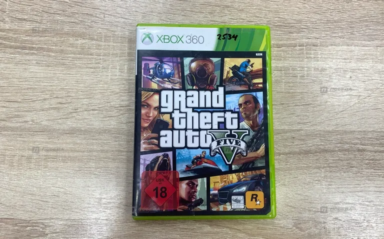 Xbox 360 диск Grand theft auto 5